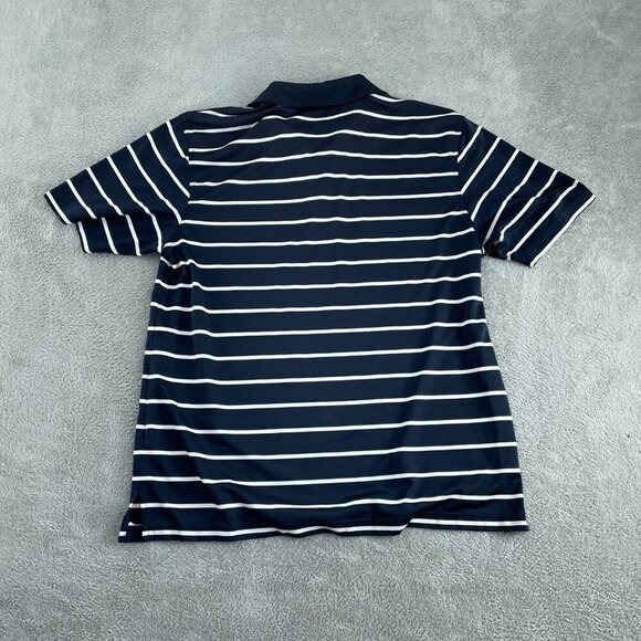 PGA Tour Airflux Navy & White Striped Polo Shirt XL 0031 - Picture 2 of 8